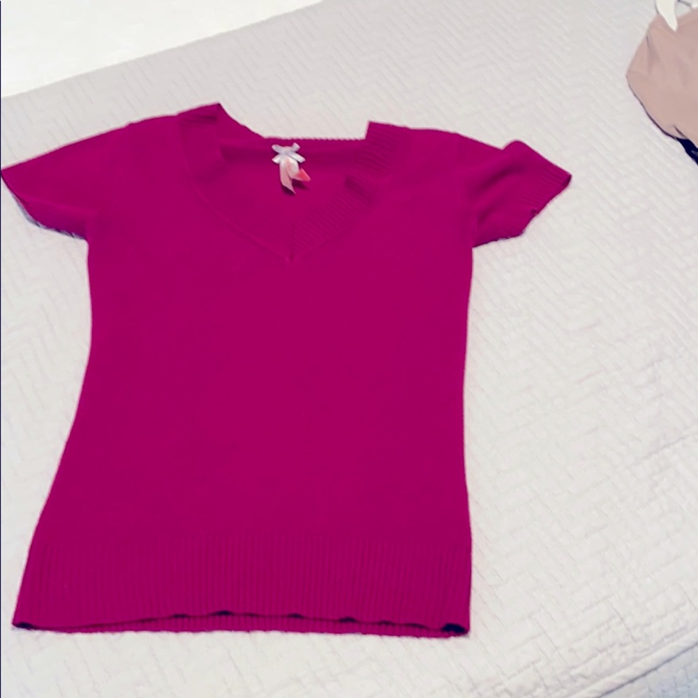 Sweater material T-shirt